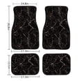 thumbnail image 3 of Xoenoiee Black Marble Print Car Mats Universal Fit Auto Carpet Car Floor Mats Floor Contour Liners Fit for Sedan, SUV, Truck, Van, Set of 4, Washable, 3 of 6