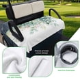 thumbnail image 5 of Golf Cart Seat Covers for 2 Seater,Eucalyptus Microfiber Cart Seat Towel Blanket,Leaf Branch Nature Fruit Spring Summer Absorbent Breathable Non Slip Bench Seats Protector for Golf Course 51"x31", 5 of 9