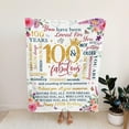 thumbnail image 4 of LHSHID 100th Birthday Gifts for Women 100th Birthday Blanket 100 Year Old Birthday Gifts for Granma Mom Wife Sister Birthday Gifts for Women Happy 100th Birthday Party Decorations 60x80in, 4 of 6