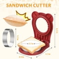 thumbnail image 2 of Cortador y sellador de sándwiches CHICHAUS Uncrustable Red, 2 of 7