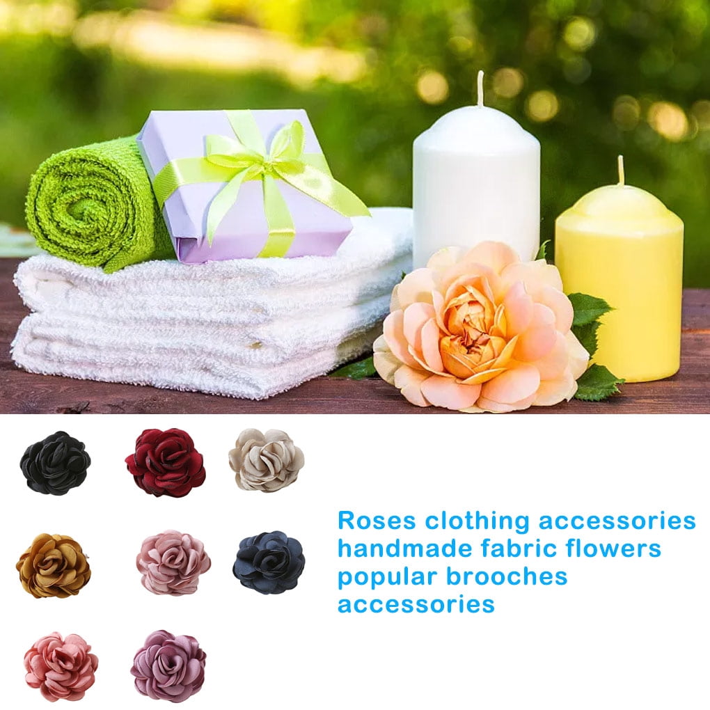 KONFEN Broche Fleur Cristal Feuille Zircone, Bijoux Vintage pour Vêtements Sacs à Dos, Cadeau Mariage Noël