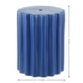 thumbnail image 3 of SAFAVIEH Tulett 18" Modern Solid Ceramic Garden Stool, Cobalt Blue, 3 of 7