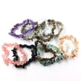 thumbnail image 3 of Handmade Stretch 7 Chakra Crystal Chip Bracelet Gravel Bracelet Irregular Natural Stone Charm with Elastic Rope Gift For Women, 3 of 7