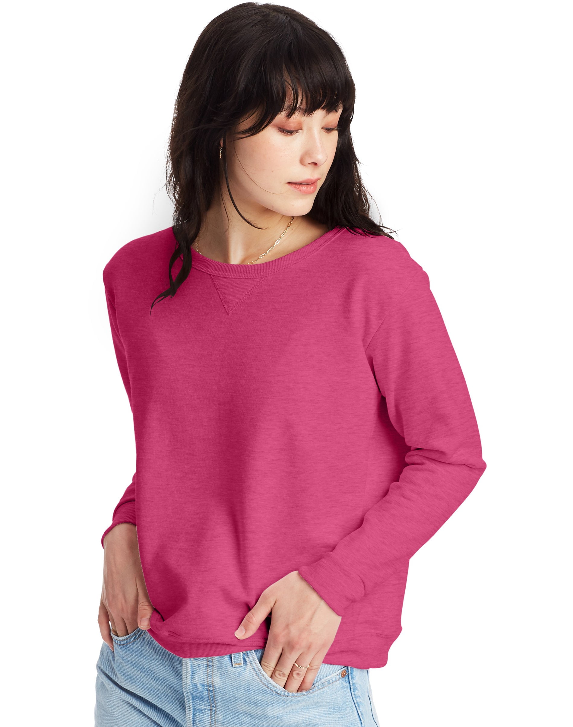 Hanes Hanes Hanes ComfortSoftâ„¢ EcoSmartÂ® Women's Crewneck