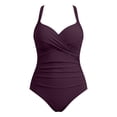 thumbnail image 4 of Maillots de Bain pour Femmes Grande Taille Maillots Rouges Maillot 1 Pce pour Femmes Maillot d'Été, 4 of 5
