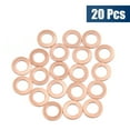 thumbnail image 4 of 20pcs 8mm Inner Dia Car Copper Washers Flat Sealing Gaskets Rings, 4 of 5
