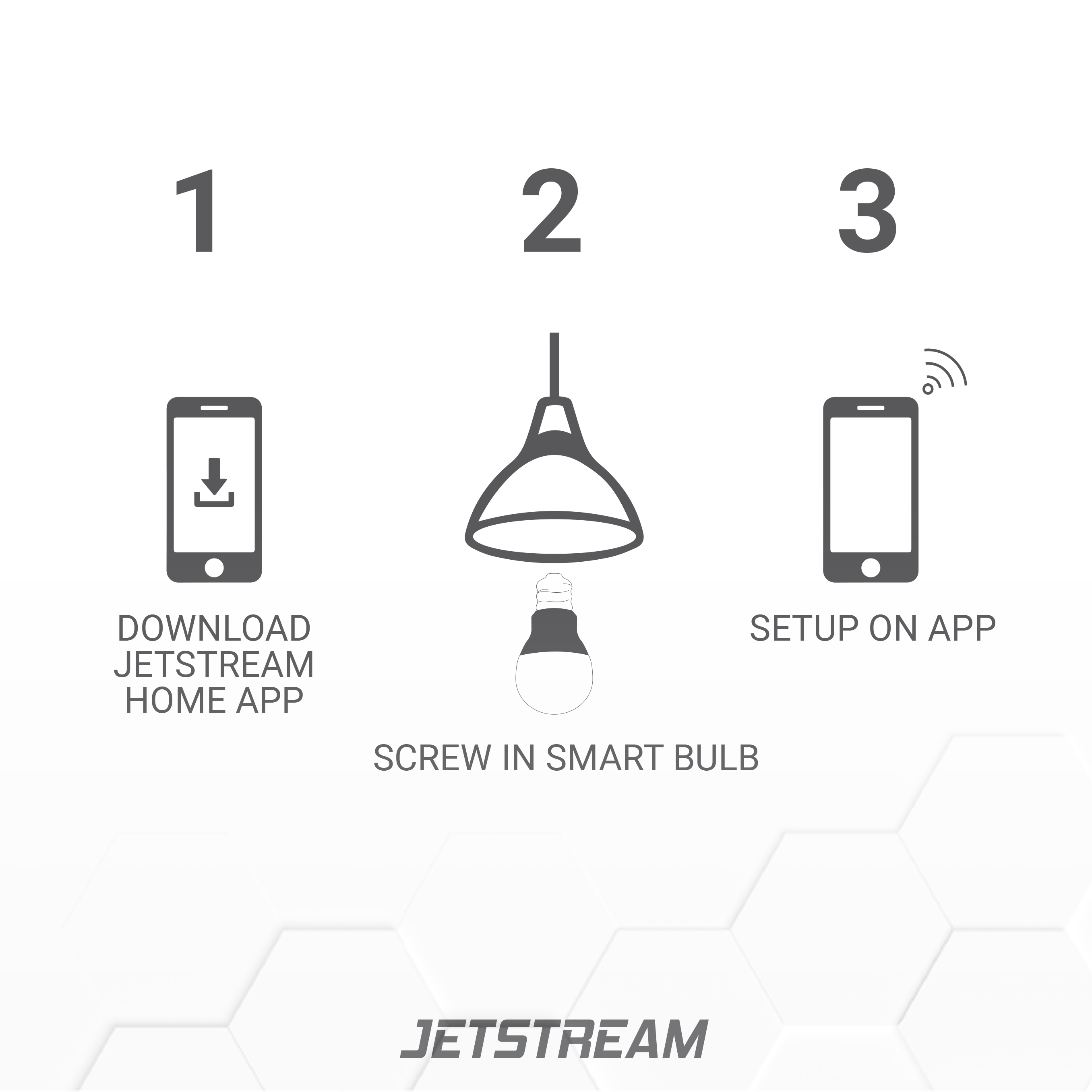 Jetstream 9W Smart LED A19 Bulb