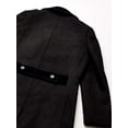 thumbnail image 2 of Isaac Mizrahi Boy's 2-20 Velvet Collar Quilt Lined Wool Blend Peacoat, 2 of 4