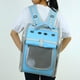 thumbnail image 3 of Mochila para mascotas, ventana transparente ventilación portátil, transporte Azul Yuyangstore Estuche portador, 3 of 7