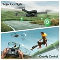 thumbnail image 4 of Wefone WF20 Drone with 1080P FPV Camera for Beginners, Foldable RC Quadcopter with Brushless Motor, Adjustable Speed, 2 Batteries, Black, 4 of 12