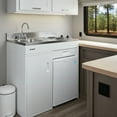 thumbnail image 6 of Avanti 36" Compact Miniature Kitchen, Stainless Steel Countertop, in White (CK3616), 6 of 12