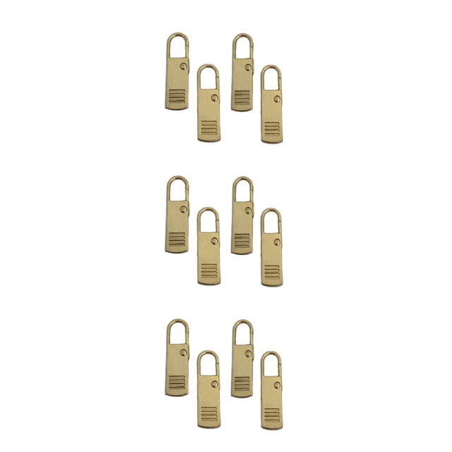 Toystoory Tiradores de cremallera de 4 Uds., anillo de tracción, extensión de cabeza de cremallera de Metal, práctico deslizador, accesorios Type1 NO1