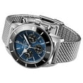 thumbnail image 3 of Breitling Superocean Heritage B01 Chronograph 44 Blue Dial Steel Mesh Band Men's Watch AB0162121C1A1, 3 of 6