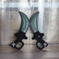 thumbnail image 2 of 4 armas piratas inflables para Halloween, accesorios para fiestas, espadas, decoración de Halloween, 2 armas piratas con mango marrón y 2 armas piratas con mango negro., 2 of 7