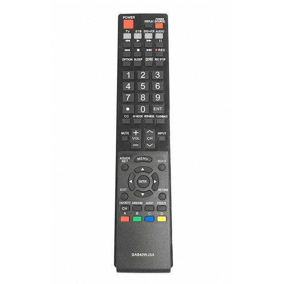 GA840WJSA New Replacement Remote Control for Sharp Aquos TV