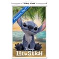 thumbnail image 3 of Disney Lilo & Stitch (2025) - Beach Pose One Sheet Wall Poster with Magnetic Frame, 22.375" x 34", 3 of 5