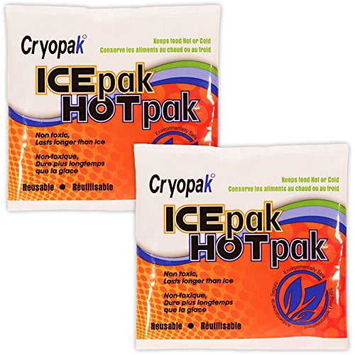 Cryopak Ice and Hot Packs, Reusable, 2pk
