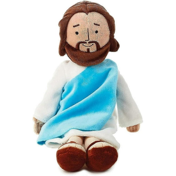 13 Inch My Friend Jesus PlushClassic Christ Religious Savior Jesus Stuffed Plush Doll Toys with Smile Religious Party Favors Gift for Boys and Grils (