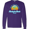 thumbnail image 3 of Inktastic Summer Enjoy the Sunshine Huntington Beach California Blue Long Sleeve T-Shirt, 3 of 5
