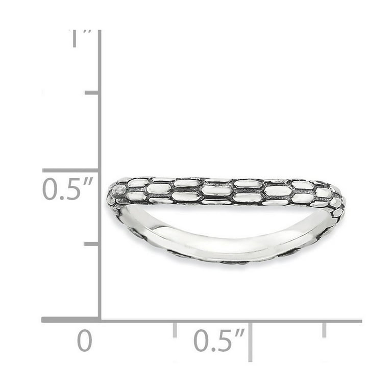 Sterling Silver Stackable Expressions Beaded 2.25mm Ring Sterling Silver Stackable Expressions Beaded 2.25mm Ring