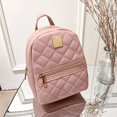 thumbnail image 5 of PU Leather Mini Women Backpack Multi Function Ladies Phone Pouch Pack Ladies School Backpack Shoulder Bags for Women Mochilas Brown, 5 of 5