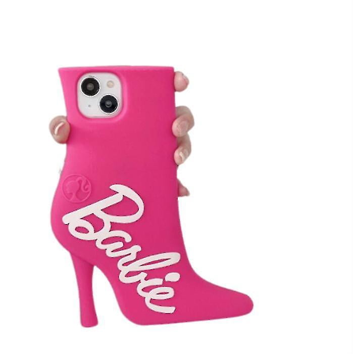 Shockproof Phone Case Barbie High Heel Pink Phone Case