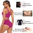 thumbnail image 4 of Calzoncillos Molasus de algodón suave para mujer, cintura alta, 5 unidades, 4 of 4