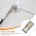 thumbnail image 7 of 5pcs Female Industrial Coupler 1/4" NPT M Style Air Hose Fittings Quick Connector for Air Compressor, Silver, 7 of 7