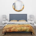 thumbnail image 3 of Designart "Wyoming Yellow Prairies High Plains Beauty" Wyoming Bedding Covert Set - Landscapes Yellow Modern Bed Set With 1 Sham, 3 of 6