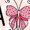Tie Dye Pink, variant on Inktastic Happiness is Being a Grandma with Butterflies T-Shirt