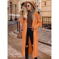 thumbnail image 2 of Fall Cardigan Sweaters for Women Fashion Open Front Hooded Cable Oversized Long Trendy Warm Winter Coats Outfits, 2 of 12