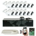 thumbnail image 1 of GW Security Ultra HD 5-Megapixel (2592 x 1920P) 16Ch Network POE Video Security System (H.265 NVR Kit) - 12 5MP POE 1080P Outdoor Bullet IP Cameras, 100ft Night Vision, 4TB HDD, Power over Ethernet, 1 of 9