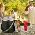 thumbnail image 2 of Ice Bucket, Stainless Steel, Double-Walled, Ice Bucket with Lid & Handle, 2 L, Ice Cube Bucket, 2 of 5