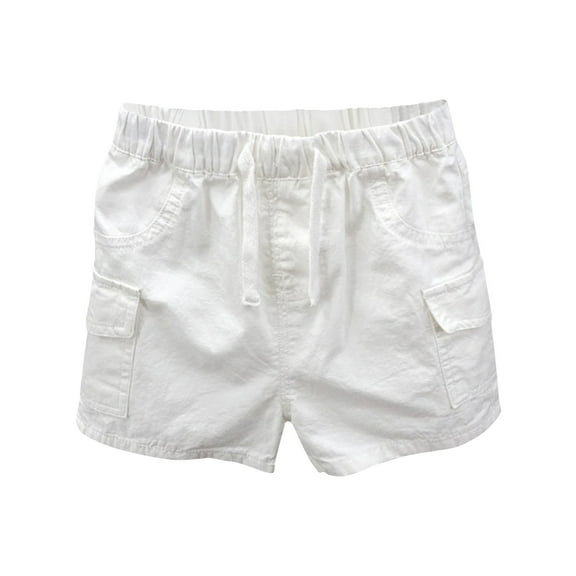 tarylea Baby Clothes Toddler Boys Girls Cargo Shorts High Waisted Pull on Cotton Shorts Loose Fitted Casual Shorts