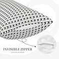 thumbnail image 2 of Plush Throw Pillow Covers, Airplane Pillow Cases with Invisible Zipper, Breathable Microfiber Pillow Cases Standard Size for Sleeping Bedroom Sofa Living Room 20x30, 2 of 5