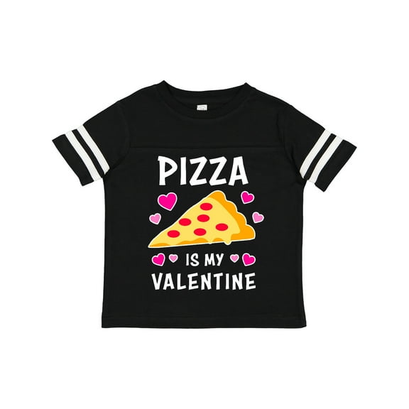 Inktastic Pizza is My Valentine with Hearts Boys or Girls Toddler T-Shirt
