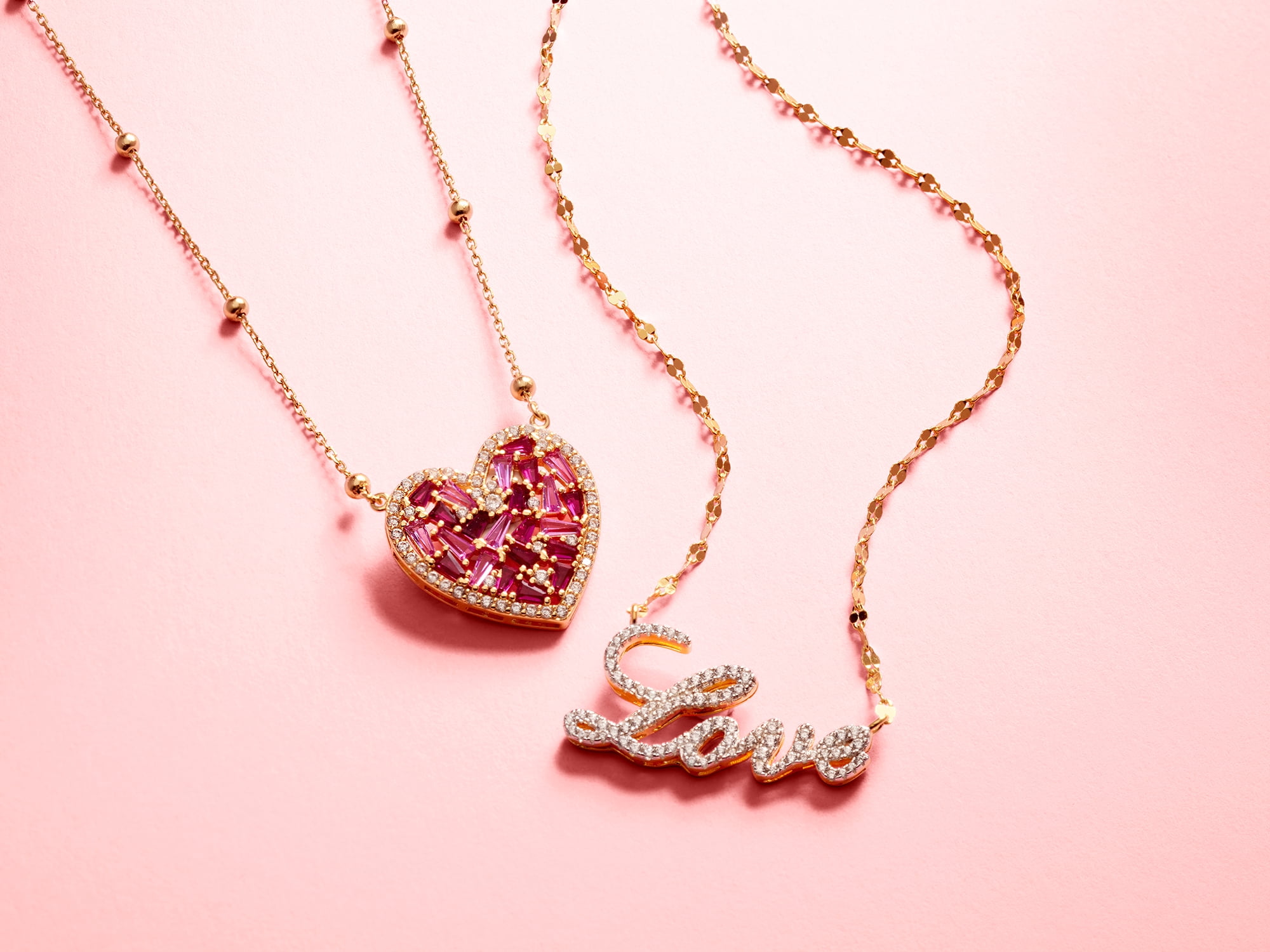 Brilliance Fine Jewelry Women's Sterling Silver 14kt Gold Plated  Heart Pendant, 18" Chain