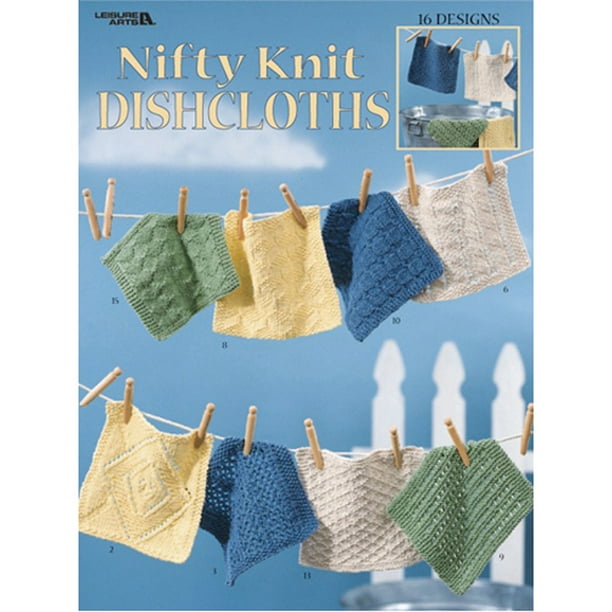 Leisure Arts Nifty Knit Dishcloths Bk