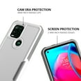 thumbnail image 4 of NIFFPD Moto G Stylus 5G 2021 Case with Screen Protector Shockproof Protective for Motorola Moto G Stylus 5G 2021 White&Gray, 4 of 7