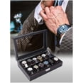 thumbnail image 4 of Ausalivan 12 Slots Watch Organizer Box for men., 4 of 6