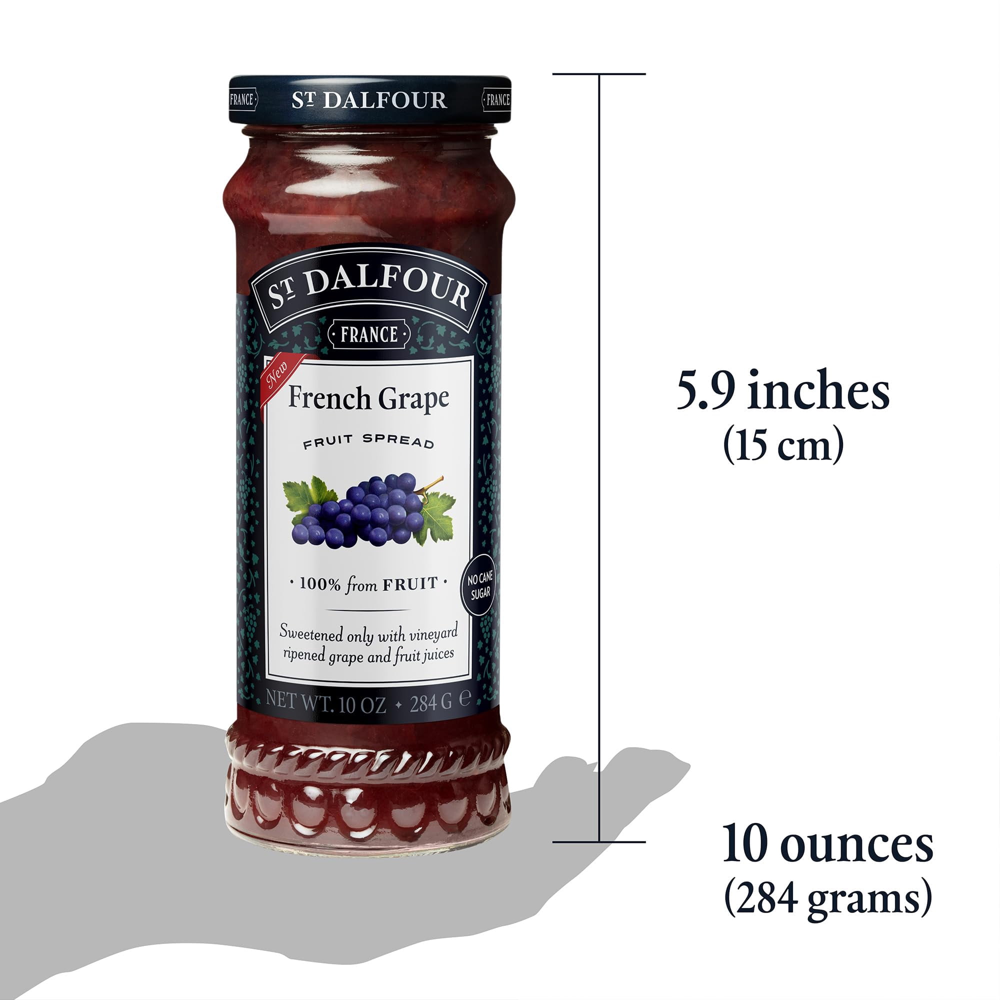 (Pack Of 6) St Dalfour Conserve French Grape 10 Oz