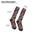 thumbnail image 5 of Balery Vintage Floral Fun Novelty Socks Men'S Women'S Crew Socks Funny Crazy Novelty Socks Quirky And Cool Socks, 5 of 9