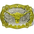 thumbnail image 3 of Moranse Religion Cross Cowboy Kneeling Prayer And Horse Design Belt Buckles, 3 of 6