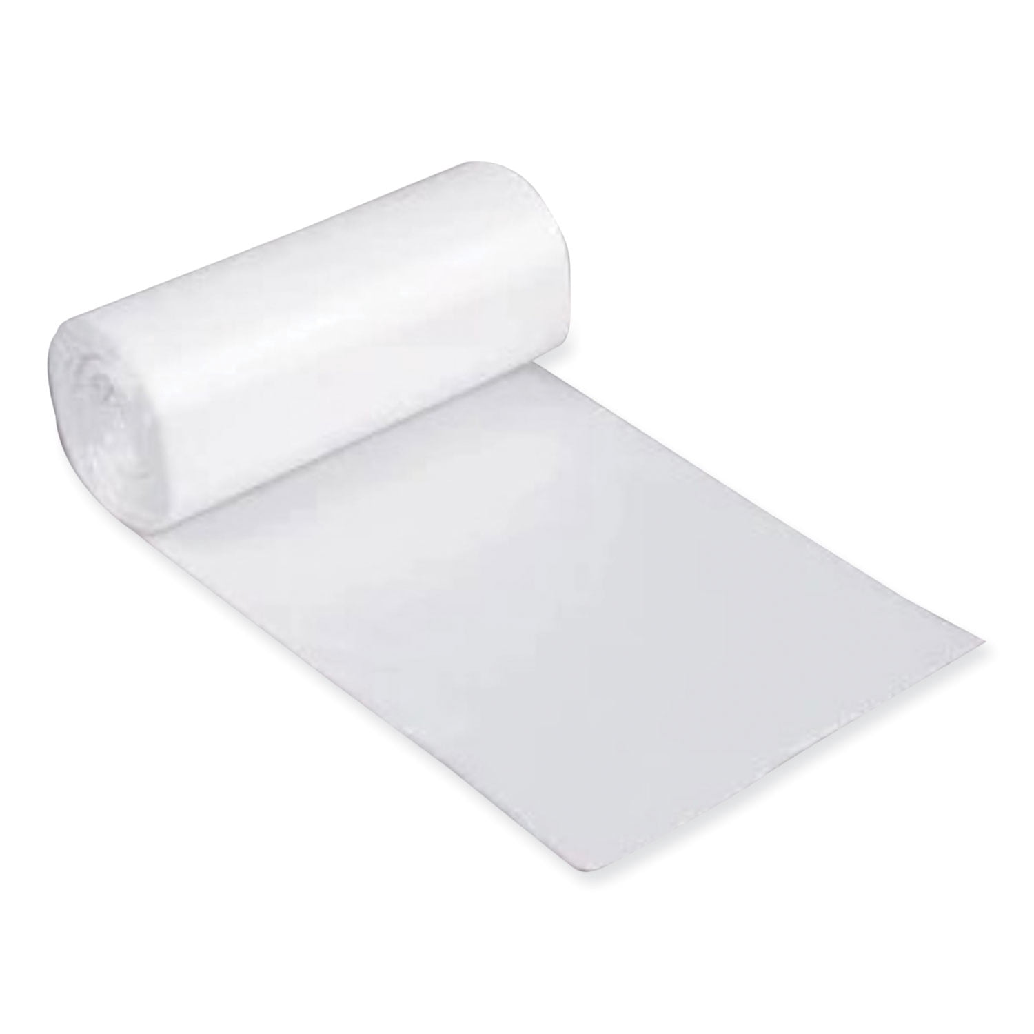 GEN High Density Can Liners, 56 gal, 14 mic, 43" x 46", Natural, Interleaved Roll, 25 Bags/Roll, 8 Rolls/Carton
