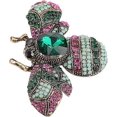 thumbnail image 4 of Broches de abeja TANGJMXG joyería de aleación retro con diamantes de imitación para mujer, 4 of 5