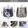 thumbnail image 2 of Yayeee Ashtray with Lid for Cigarette Smokeless Stainless Steel Home Ash Holder, Black, 2 of 7