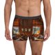 thumbnail image 1 of Fotbe Log Cabin Inside Calzoncillos Tipo Boxer con Bolsa de Soporte Total para Hombre, X-Temp Fresco, Transpirable y de Secado Rápido-Large, 1 of 5