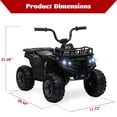 thumbnail image 2 of Cuatrimoto Eléctrica Infantil Vehículo Montable 12V con Luces LED, 2 of 7