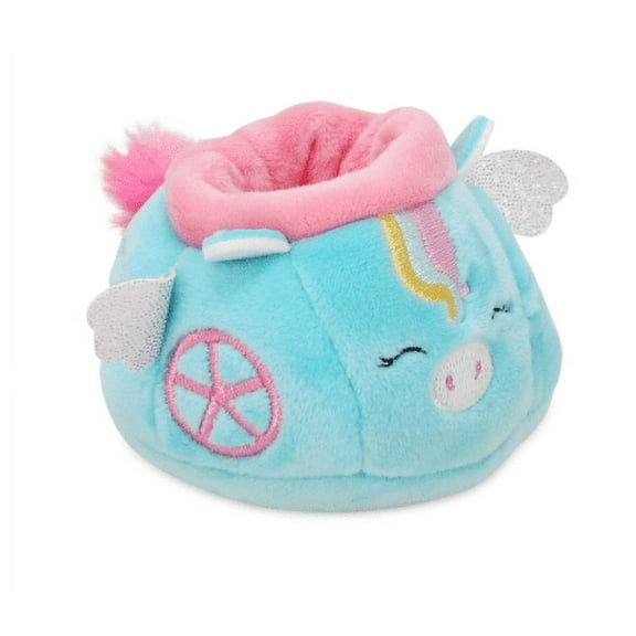Squishmallows Mini Stuffed Animals & Plush Toys, Airplane Teal Unicorn Squishville 4"