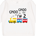 thumbnail image 3 of Inktastic Choo Choo I'm 2 Train Toddler Sweatshirt, 3 of 4